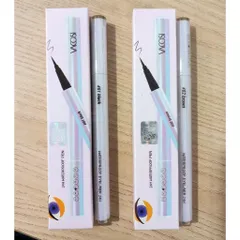 Bút Kẻ Mắt Nước Vacosi Waterproof Eyeliner 24H Không Lem - Chất Mực Đen & Nâu Tự Nhiên - Trang Điểm Đôi Mắt Hoàn Hảo