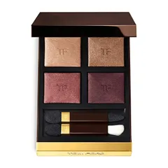 Phấn Mắt Tom Ford Eye Shadow Quad 04 Honey Moon - Phấn Nhũ Dễ Dàng Tạo Kiểu Mắt Lung Linh, Hộp Sang Trọng có Gương, Tặng Chổi Trang Điểm
