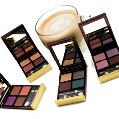Phấn Mắt Tom Ford Eye Shadow Quad 04 Honey Moon - Phấn Nhũ Dễ Dàng Tạo Kiểu Mắt Lung Linh, Hộp Sang Trọng có Gương, Tặng Chổi Trang Điểm