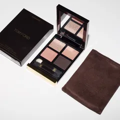 Phấn Mắt Tom Ford Eye Shadow Quad 04 Honey Moon - Phấn Nhũ Dễ Dàng Tạo Kiểu Mắt Lung Linh, Hộp Sang Trọng có Gương, Tặng Chổi Trang Điểm