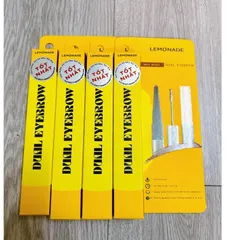 Chì Kẻ Mày 2 Đầu LEMONADE - Bộ Định Hình và Mascara Lông Mày Nâu Sáng, Bền Màu 8 Giờ, Không Thấm Nước