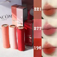Set 3 Son Thỏi Lì Lancôme Limited Edition 2023 Họa Tiết Trái Tim - Chất Son Mịn, Bám Màu Lâu, Thiết Kế Sang Trọng