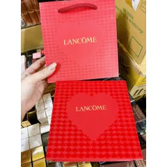 Set 3 Son Thỏi Lì Lancôme Limited Edition 2023 Họa Tiết Trái Tim - Chất Son Mịn, Bám Màu Lâu, Thiết Kế Sang Trọng