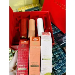 Set 3 Son Thỏi Lì Lancôme Limited Edition 2023 Họa Tiết Trái Tim - Chất Son Mịn, Bám Màu Lâu, Thiết Kế Sang Trọng