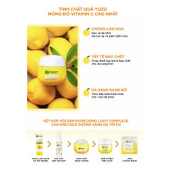 Kem Dưỡng Ban Ngày Garnier Light Complete Serum Cream SPF30 50ml - Dưỡng Sáng, Bảo Vệ, Cấp Ẩm Cho Mọi Loại Da