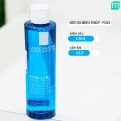 Nước Cân Bằng La Roche-Posay Effaclar 200ml - Giúp Kiểm Soát Dầu, Làm Sạch Lỗ Chân Lông Cho Da Mụn, Cân Bằng Độ pH