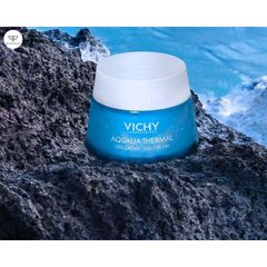 Kem Dưỡng Ẩm Vichy Aqualia Thermal 50ml - Dành Cho Da Khô & Nhạy Cảm, Cấp Nước Tức Thì, Giúp Da Mịn Màng, Khỏe Mạnh
