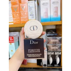 Phấn Phủ Cushion Dior Forever 10gr - Phấn Bột Tinh Chất Cánh Hoa, Dành Cho Mọi Loại Da, Thiết Kế Sang Trọng, An Toàn, Không Gây Kích Ứng