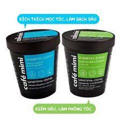 Dầu Gội Tẩy Tế Bào Chết Da Đầu Cafe Mimi 330g - Chăm Sóc Tóc Yếu, Tăng Cường Mọc Tóc, Hương Thơm Tươi Mát, Làm Sạch Sâu