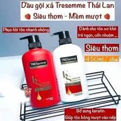 Bộ Dầu Gội và Xả TRESemmé Keratin Smooth 400ml - Chăm Sóc Tóc Hư Tổn Chuyên Nghiệp Từ Thái Lan, Dưỡng Tóc Mềm Mượt, Phù Hợp Mọi Loại Tóc.