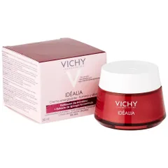 Kem Dưỡng Trắng Hồng Căng Mọng Vichy Idealia 50ml - Giúp Làm Sáng Da, Cấp Ẩm, Se Khít Lỗ Chân Lông, Phục Hồi Da Mệt Mỏi