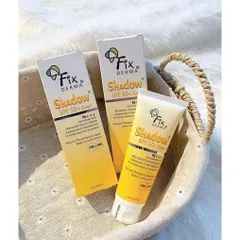 Kem Chống Nắng Fixderma Shadow SPF 50+ 75g - Bảo Vệ Da Mặt & Toàn Thân, Chống Nắng UVA/UVB, Chống Thấm Nước, Phù Hợp Với Da Nhạy Cảm