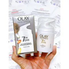 Olay Total Effects 7 in 1 Kem Dưỡng Da Ngày Đêm 50ml - Ngăn Ngừa Lão Hóa, Cung Cấp Độ Ẩm, Phù Hợp Mọi Loại Da