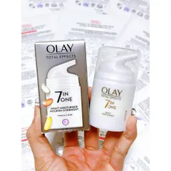 Olay Total Effects 7 in 1 Kem Dưỡng Da Ngày Đêm 50ml - Ngăn Ngừa Lão Hóa, Cung Cấp Độ Ẩm, Phù Hợp Mọi Loại Da