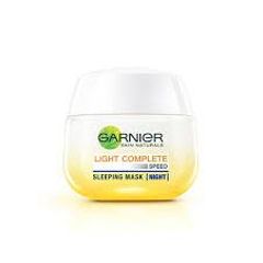 Mặt Nạ Ngủ Garnier Light Complete Sữa Chua Dưỡng Sáng Da 50ml - Giúp Làm Sáng và Cấp Ẩm cho Da Khỏe Mạnh