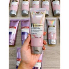 Sữa Rửa Mặt L'Oreal Paris White Perfect 50ml - Làm Sạch, Trắng Mịn Da với Tinh Thể Tourmaline và Vitamin C, Phù Hợp Tất Cả Loại Da