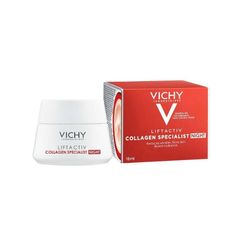 Kem Dưỡng Sáng Da Mờ Thâm Nám Ban Đêm Vichy Liftactiv Collagen Specialist 15ml - Chống Lão Hóa, Cung Cấp Độ Ẩm, Làm Đều Màu Da