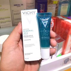 Serum Vichy Mineral 89 Probiotic 10ml - Cấp Ẩm, Tăng Cường Khoáng Chất, Phù Hợp Với Da Nhạy Cảm và Thiếu Độ Ẩm