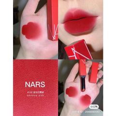 Son Nars Powermatte Mini 0.8g 132 Dragon Girl - Son Lì Đỏ Ruby Đẹp Mọi Tone Da, Độ Bám Cao, Không Lem, Không Trôi