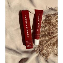 Son dưỡng môi Summer Fridays Lip Butter Balm - Vegan, giữ ẩm và làm dịu môi khô, màu nâu đường nâu, hương vị ngọt ngào, an toàn cho bà bầu