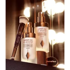 Kem Nền Charlotte Tilbury Airbrush Flawless Tone 2 Neutral - Lớp Nền Hoàn Hảo, Kiềm Dầu, Che Khuyết Điểm, Dưỡng ẩm 16 Giờ