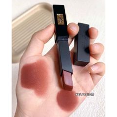 Son YSL The Slim Velvet Radical 314 Limitless Cinnabar - Son Môi Lì Mịn Đỏ Nâu Đất, Bền Màu, Chất Son Nhung, SPF 15