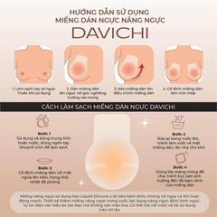 Miếng Dán Ngực Davichi Nâng Ngực Cải Tiến - Không Keo, Chống Mồ Hôi, Siêu Mỏng, Thoải Mái Cho Phái Đẹp