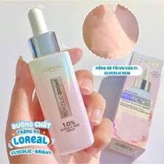 Serum L'Oreal Glycolic-Bright 1.0% - Tinh Chất Dưỡng Sáng Da, Mờ Thâm Nám, Dung Tích 30ml, Phù Hợp Mọi Loại Da