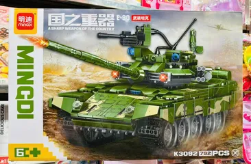 Đồ chơi lắp ráp mô hình xe tăng E-90 BNET có 2 phân loại MINGDI K3091 K3092 A SHARP WEAPON OF THE COUNTRY