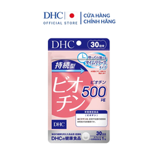Viên Uống DHC Sustained Release Biotin - Hỗ Trợ Tóc, Da, Móng Khỏe Mạnh - 30 Viên Nhật Bản