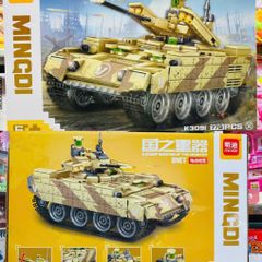 MINGDI K3091 Bộ lắp ráp mô hình xe tăng BNET A Sharp Weapon of the country