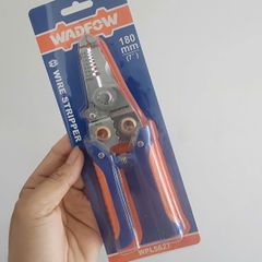 Kìm tuốt dây điện 180mm WADFOW WPL5627 | Lưỡi thép sắc – Tuốt nhanh, không đứt lõi | Tay cầm chống trượt