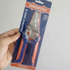 Kìm tuốt dây điện 180mm WADFOW WPL5627 | Lưỡi thép sắc – Tuốt nhanh, không đứt lõi | Tay cầm chống trượt