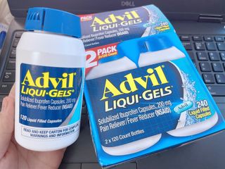 Viên Uống Giảm Đau Hạ Sốt Advil Liqui-Gels 120 Viên - Giảm Đau Nhanh Chóng, Hạ Sốt Hiệu Quả, Dễ Nuốt, Made in USA