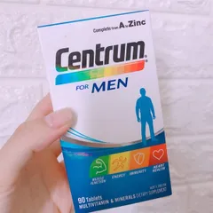 Centrum For Men 90 Viên – Đa Vitamin Cho Nam Giới, Hỗ Trợ Sức Khỏe Toàn Diện - Úc