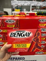 Kem xoa bóp giảm đau BENGAY Ultra Strength 113g - Giúp giảm đau nhanh chóng cho cơ và khớp, hỗ trợ phục hồi sức khỏe hiệu quả.