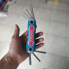 Bộ Lục Giác Xếp 8 Chi Tiết Total THT1061826 - Thép CR-V Chống Gỉ, Thiết Kế Gập Gọn Tiện Lợi Dùng Lắp Ráp Ô Tô Máy Móc