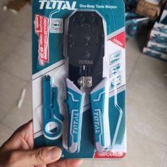 Kìm Bấm Cos Dây Mạng 8 Inch Total TMPC4468P - Đa Năng Uốn, Tước, Cắt Cho Thợ Viễn Thông và Mạng LAN