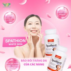 Viên Uống Hỗ Trợ Chăm Sóc Sáng Da Spathion Pharmekal - Giúp Cải Thiện Độ Đàn Hồi và Giữ Ẩm cho Da, 30 Viên, Mỹ