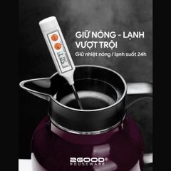 Bình Giữ Nhiệt 2GOOD FLASK B16 (1.8L) - Bình Pha Trà Inox 304 Giữ Nóng và Lạnh Lâu, Phù Hợp Để Ủ Cháo, Trà, Giữ Nhiệt Tối Ưu