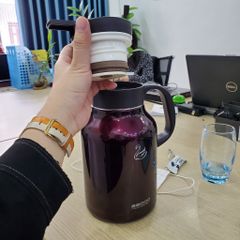 Bình Giữ Nhiệt 2GOOD FLASK B16 (1.8L) - Bình Pha Trà Inox 304 Giữ Nóng và Lạnh Lâu, Phù Hợp Để Ủ Cháo, Trà, Giữ Nhiệt Tối Ưu