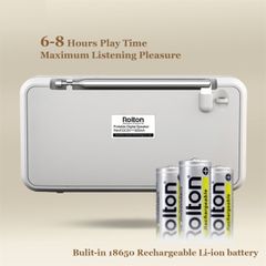 Loa Đài Pháp Thoại Rolton E500 - Loa Bluetooth Đa Chức Năng với FM, Thẻ Nhớ và Ghi Âm, Phù Hợp Cho Kích Hoạt Chụp Ảnh Tự Sướng