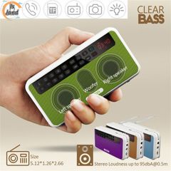 Loa Đài Pháp Thoại Rolton E500 - Loa Bluetooth Đa Chức Năng với FM, Thẻ Nhớ và Ghi Âm, Phù Hợp Cho Kích Hoạt Chụp Ảnh Tự Sướng