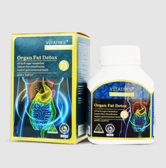 Vitatree Viên Uống Hỗ Trợ Thải Độc Mỡ Nội Tạng Organ Fat Detox 60 Viên