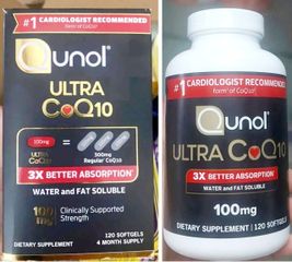 Viên Sủi Qunol Ultra CoQ10 100mg 120 viên - Hỗ trợ sức khỏe tim mạch, hàng nhập Mỹ, bổ sung năng lượng tự nhiên