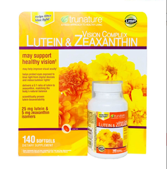Viên Uống Sáng Mắt Trunature Vision Complex Lutein Zeaxanthin 140 Viên - Bổ Sung Dinh Dưỡng Bảo Vệ Sức Khỏe Mắt Tối Ưu