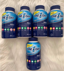 Vitamin Tổng Hợp One A Day Dành Cho Nam Dưới 50 Tuổi - 300 Viên Bổ Sung Dinh Dưỡng Tăng Cường Sức Khỏe Tim Mạch Và Đề Kháng