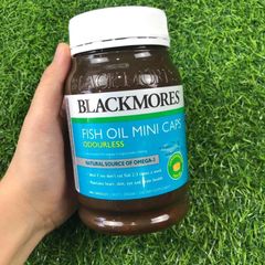 Dầu Cá Blackmores Omega 3 Mini 400 Viên - Bổ Sung DHA & EPA Không Mùi, Hỗ Trợ Sức Khỏe Tim Mạch & Não Bộ