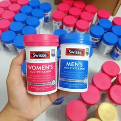 Multivitamin Swisse cho Nam và Nữ - Vitamin Tổng Hợp Đầy Đủ Dinh Dưỡng cho Mọi Lứa Tuổi, Hỗ Trợ Tăng Cường Sức Khỏe và Trí Não