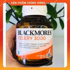 Viên Uống Hỗ Trợ Điều Trị Gout Blackmores Celery 3000mg - Giảm Đau, Kháng Viêm, 50 Viên, Xuất Xứ Úc
